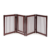 Indoor Freestanding Walk Through Wood Pet Gate