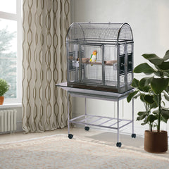 Folding Stainless Steel Bird Cage