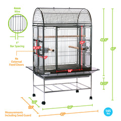 Folding Stainless Steel Bird Cage