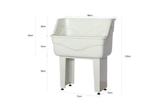 Stand Alone Small Fiberglass Grooming Tub