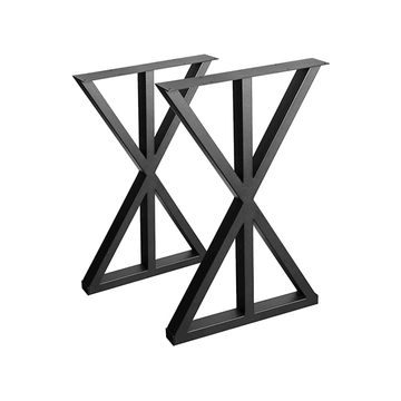 [28 x 24 in - TL3] Industrial Metal Table Legs, Metal Legs for Table