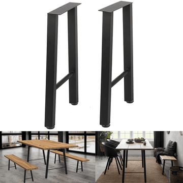DearConcept - [28 x 17.7 in - TL1] Industrial Metal Table Legs, Metal Legs for Table